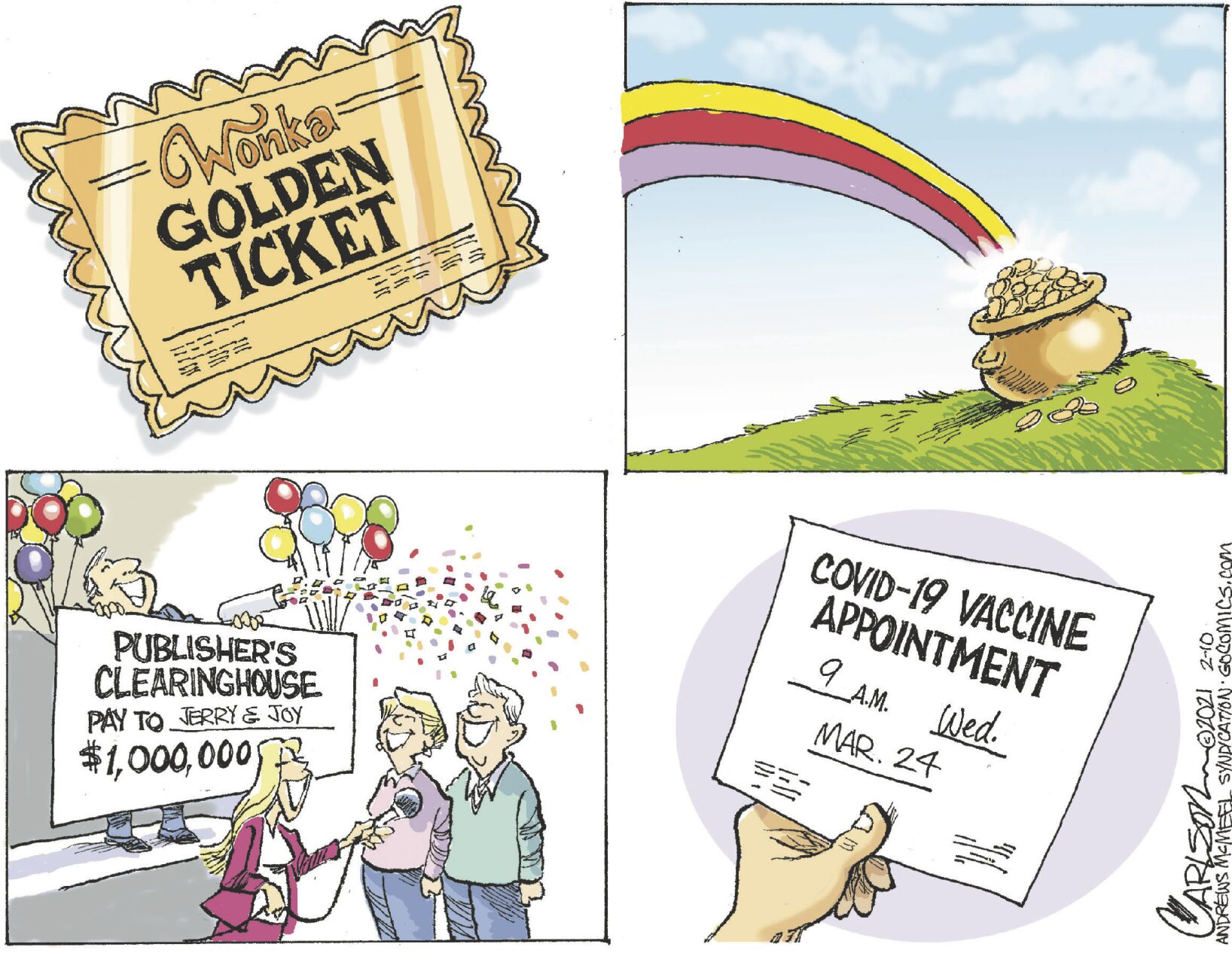 The latest editorial cartoon